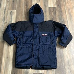 Vintage 90s Nautica competition down coat